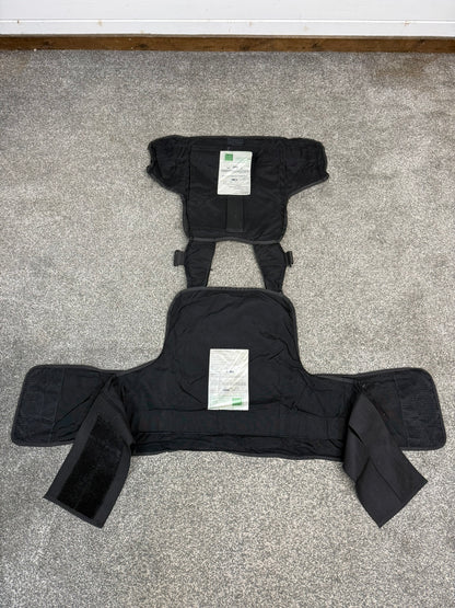 Ex Police Body Armour Cover Plate Carrier Vest L-XL Security Tactical Airsoft Paintball