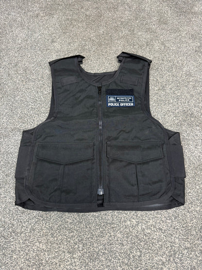 Ex Metropolitan Police Body Armour Cover BADGED - MEDIUM TV Film Uniform