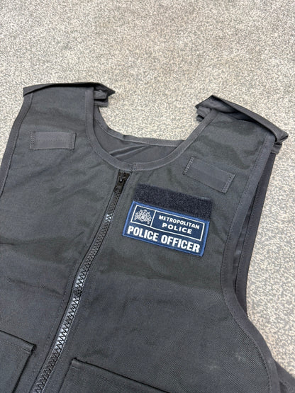 Ex Metropolitan Police Body Armour Cover BADGED - MEDIUM TV Film Uniform