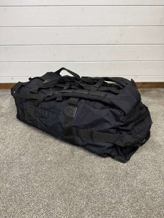 Ex Police Large Black Holdall Travel Rucksack 100L Deployment Bag