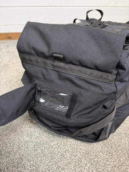 Ex Police Large Black Holdall Travel Rucksack 100L Deployment Bag