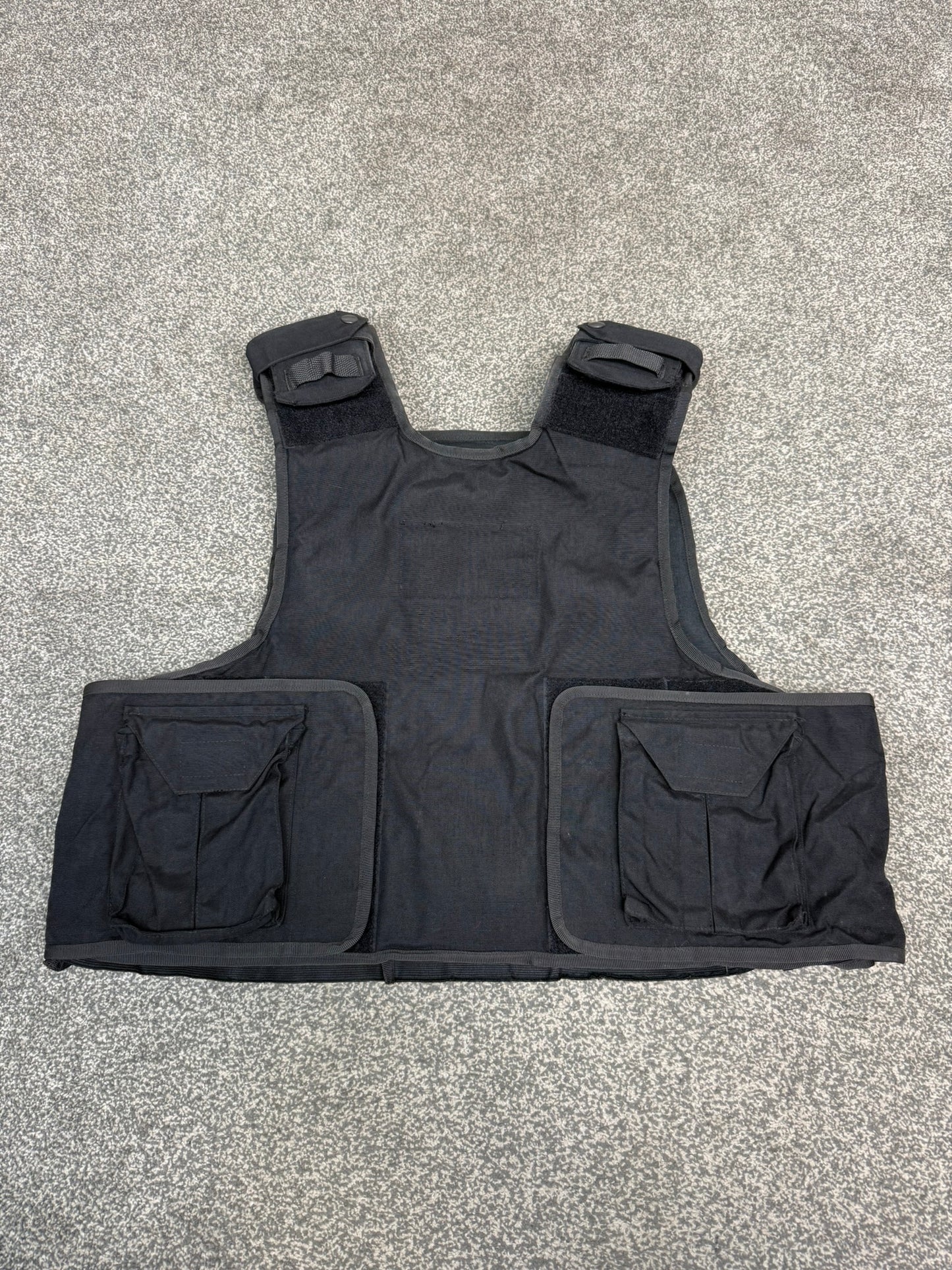 Ex Police Body Armour Cover Plate Carrier Vest L-XL Security Tactical Airsoft Paintball