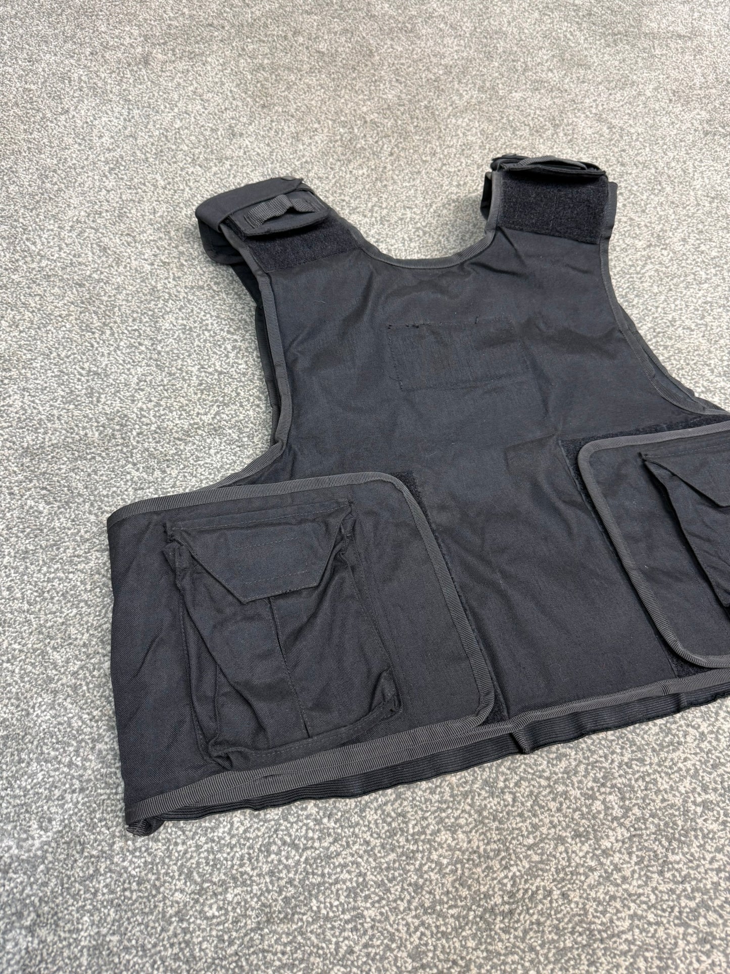 Ex Police Body Armour Cover Plate Carrier Vest L-XL Security Tactical Airsoft Paintball
