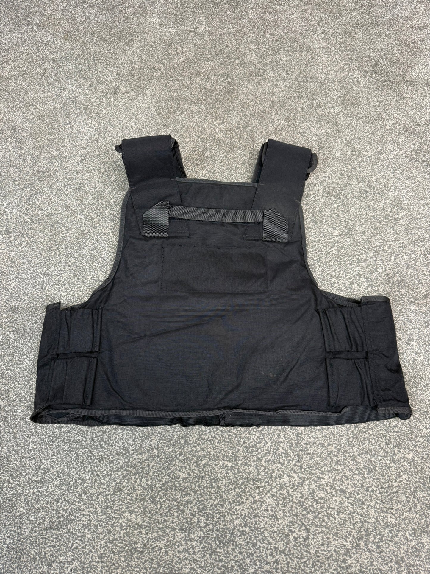 Ex Police Body Armour Cover Plate Carrier Vest L-XL Security Tactical Airsoft Paintball