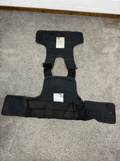Ex Police Body Armour Cover Plate Carrier Vest L-XL Security Tactical Airsoft Paintball