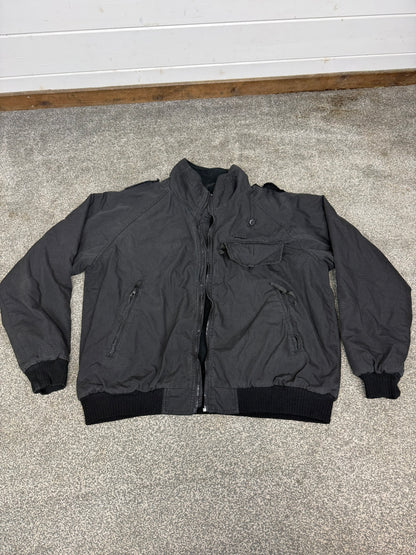 Ex Police Arktis Bomber Jacket Ripstop Coat Covert Security XXL - Damaged Zip