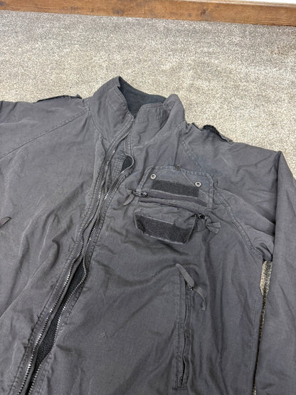 Ex Police Arktis Bomber Jacket Ripstop Coat Covert Security XXL - Damaged Zip