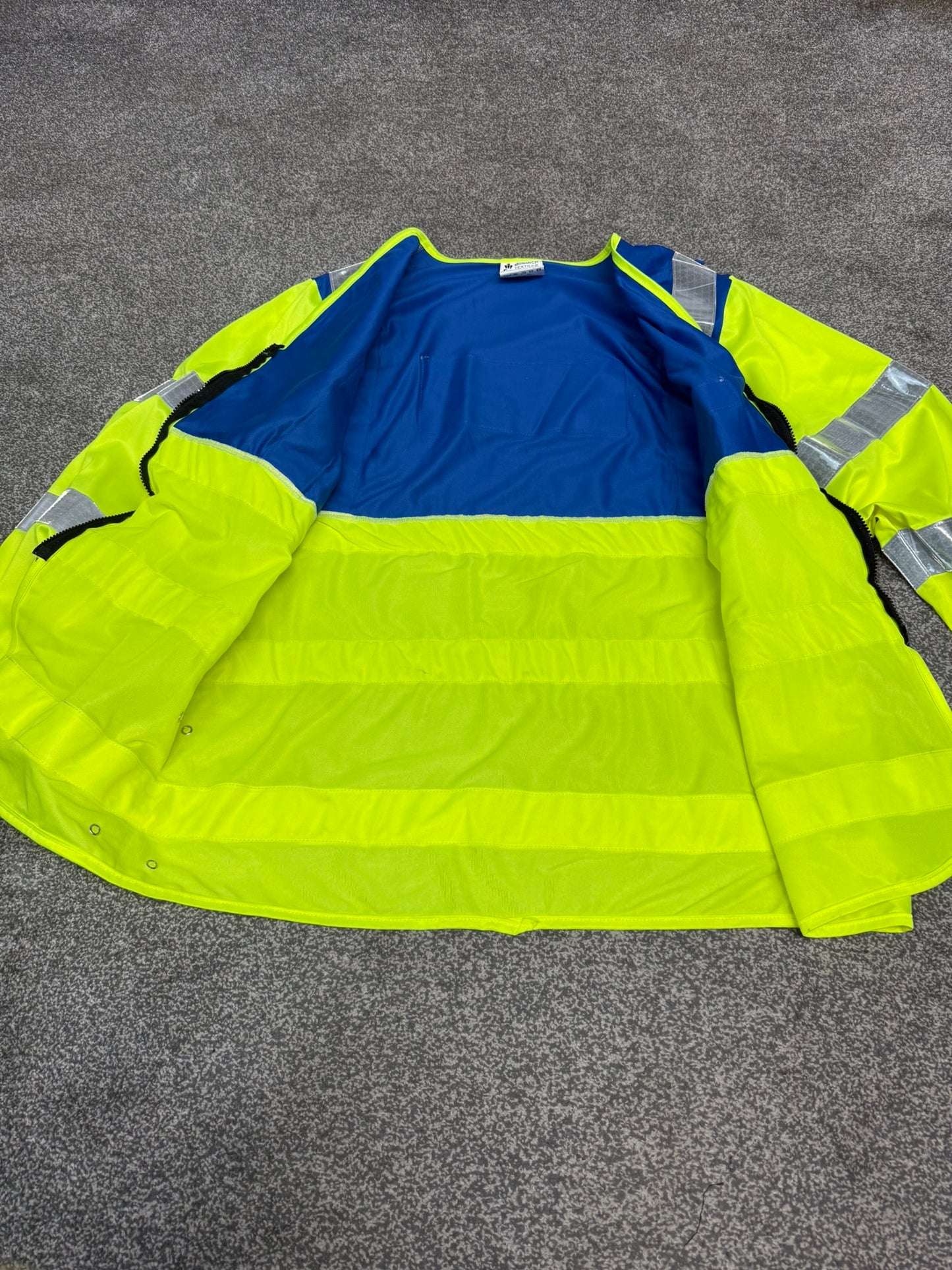 Ex Police Blue & Hi Vis Lightweight Vest BADGED - Large Collector Display Film / TV