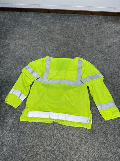 Ex Police Hi Vis Tactical Utility Vest Short & Long Sleeve LARGE Security Marshall