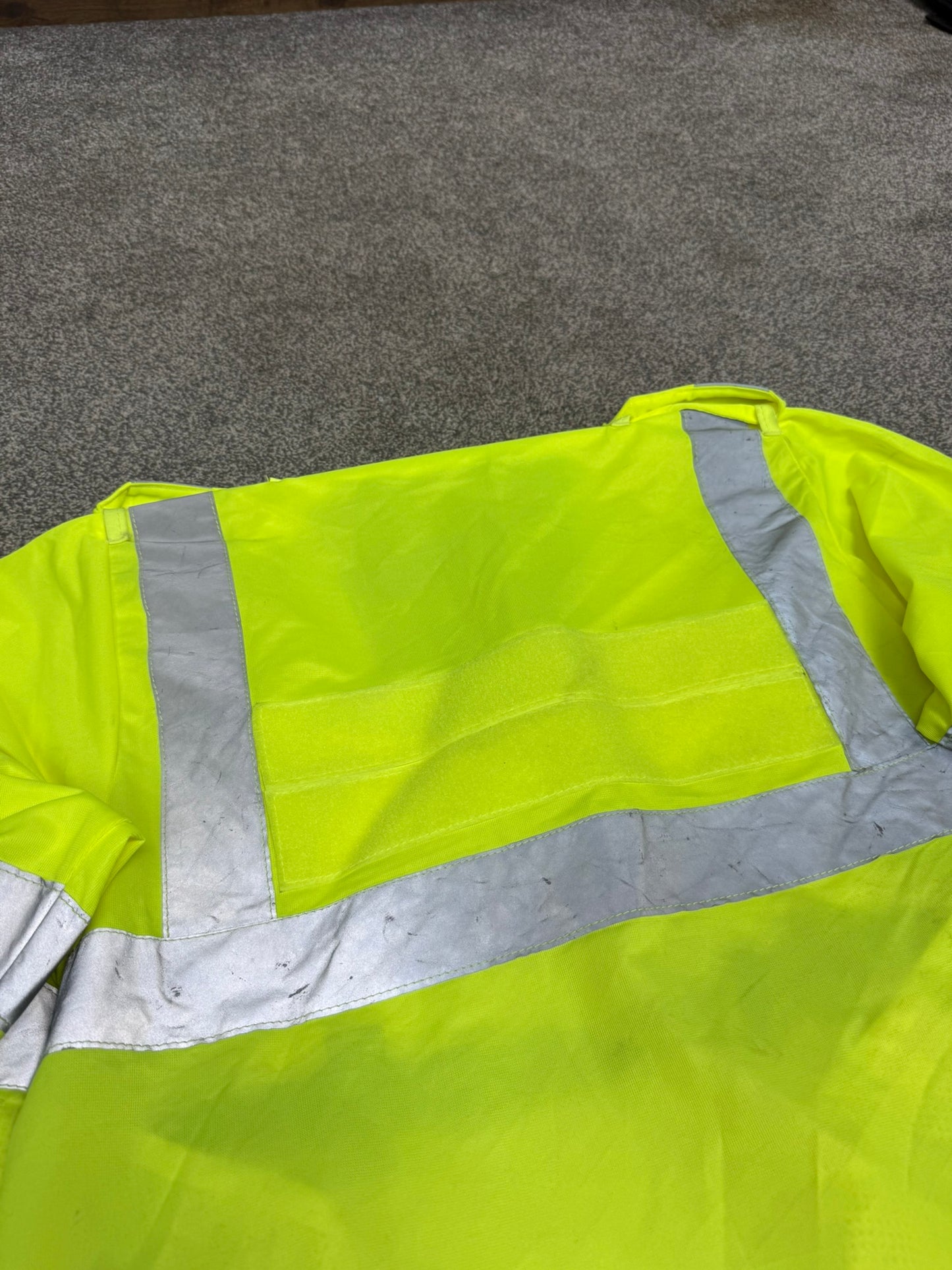Ex Police Hi Vis Tactical Utility Vest Short & Long Sleeve LARGE Security Marshall