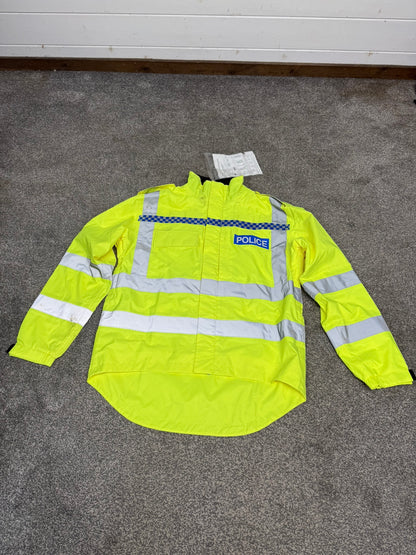 Ex Police Hi Vis Endura Cycle Jacket BADGED - X Large Collector Display TV Film Uniform