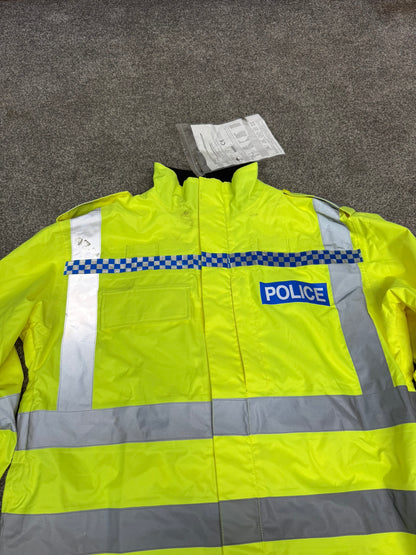 Ex Police Hi Vis Endura Cycle Jacket BADGED - X Large Collector Display TV Film Uniform