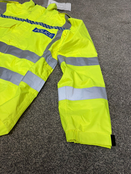 Ex Police Hi Vis Endura Cycle Jacket BADGED - X Large Collector Display TV Film Uniform