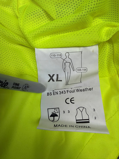 Ex Police Hi Vis Endura Cycle Jacket BADGED - X Large Collector Display TV Film Uniform
