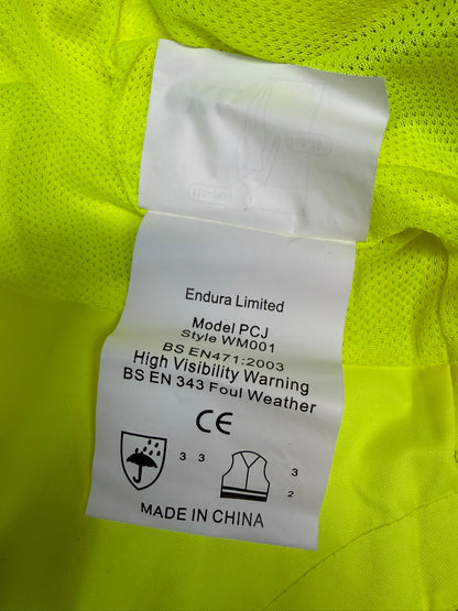 Ex Police Hi Vis Endura Cycle Jacket BADGED - X Large Collector Display TV Film Uniform