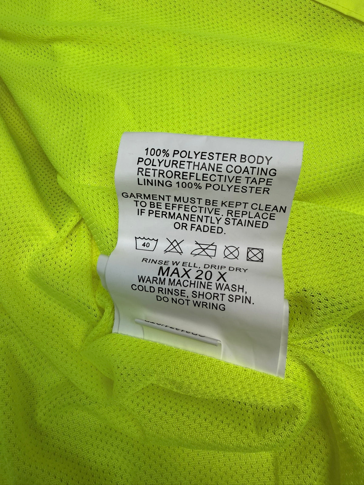 Ex Police Hi Vis Endura Cycle Jacket BADGED - X Large Collector Display TV Film Uniform