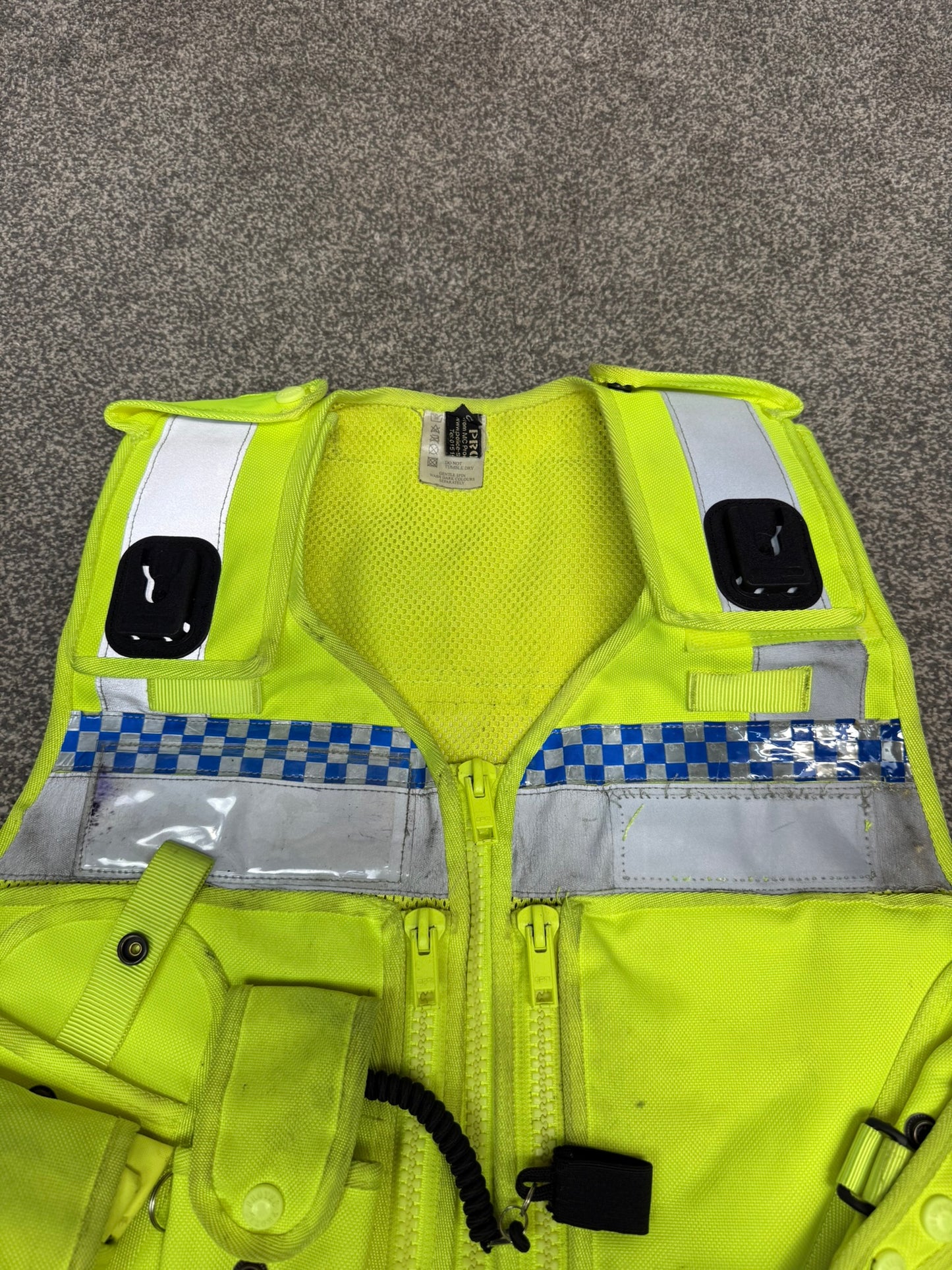Ex Police Protec Hi Vis Utility Tactical Utility Vest SMALL Security Patrol