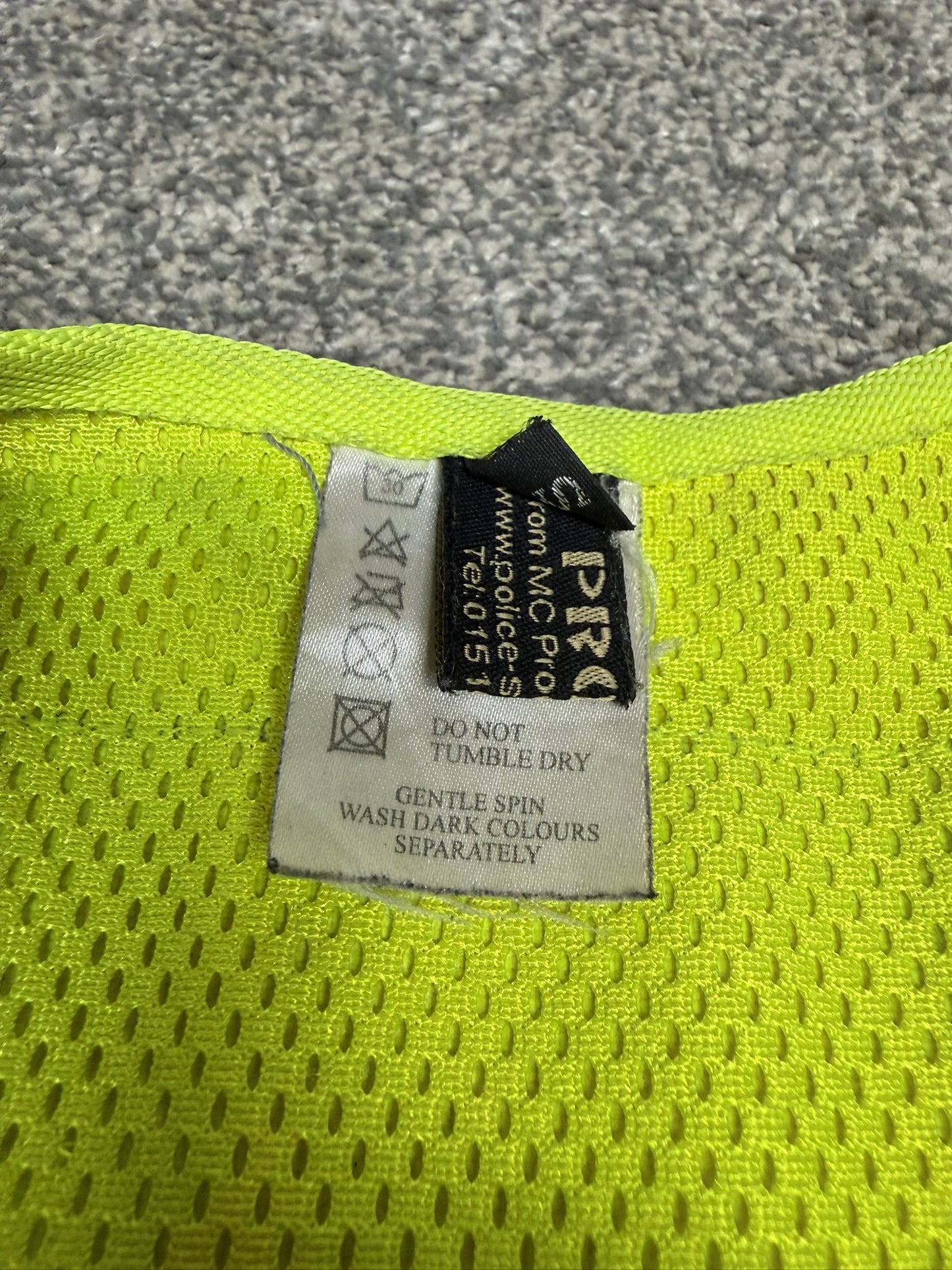 Ex Police Protec Hi Vis Utility Tactical Utility Vest SMALL Security Patrol