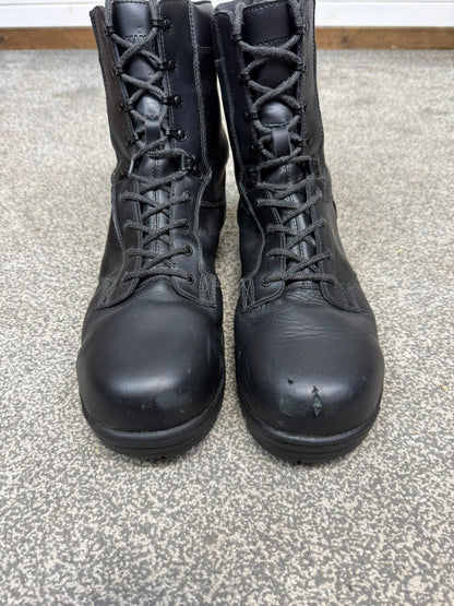 Ex Police Magnum Elite Shield Combat Boots Black Leather UK 14 Security Work