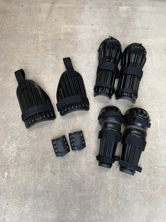 Ex Police Riot Guard Set Arms Thigh Leg & Foot Security Dog Handler Paintball Airsoft