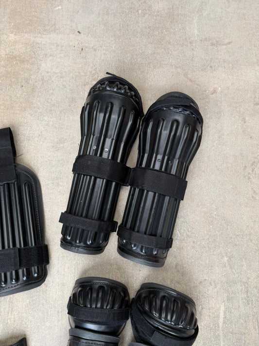 Ex Police Riot Guard Set Arms Thigh Leg & Foot Security Dog Handler Paintball Airsoft