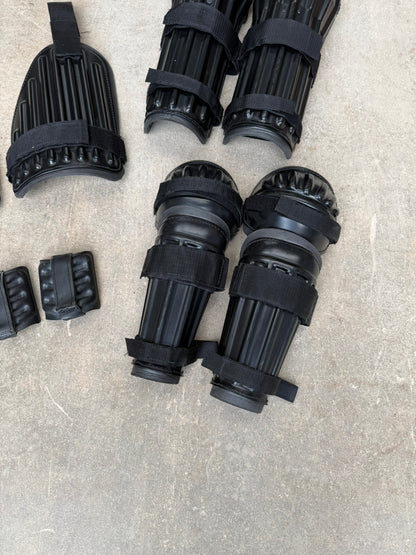 Ex Police Riot Guard Set Arms Thigh Leg & Foot Security Dog Handler Paintball Airsoft