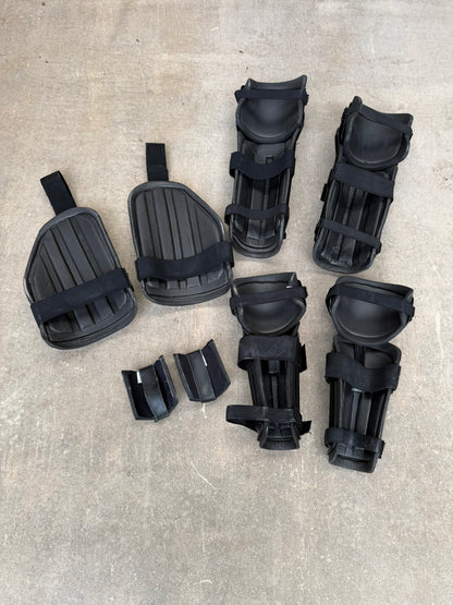 Ex Police Riot Guard Set Arms Thigh Leg & Foot Security Dog Handler Paintball Airsoft