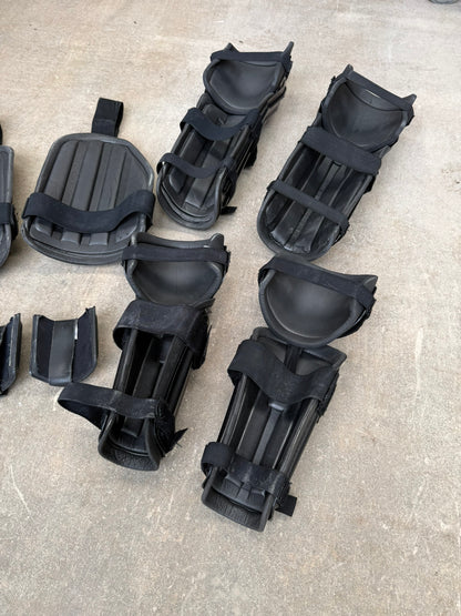 Ex Police Riot Guard Set Arms Thigh Leg & Foot Security Dog Handler Paintball Airsoft