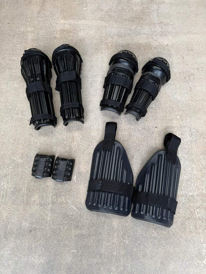 Ex Police Riot Guard Set Arms Thigh Leg & Foot Security Dog Handler Paintball Airsoft