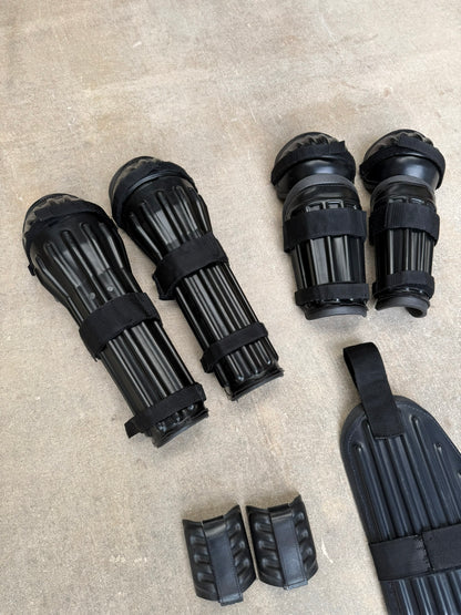 Ex Police Riot Guard Set Arms Thigh Leg & Foot Security Dog Handler Paintball Airsoft