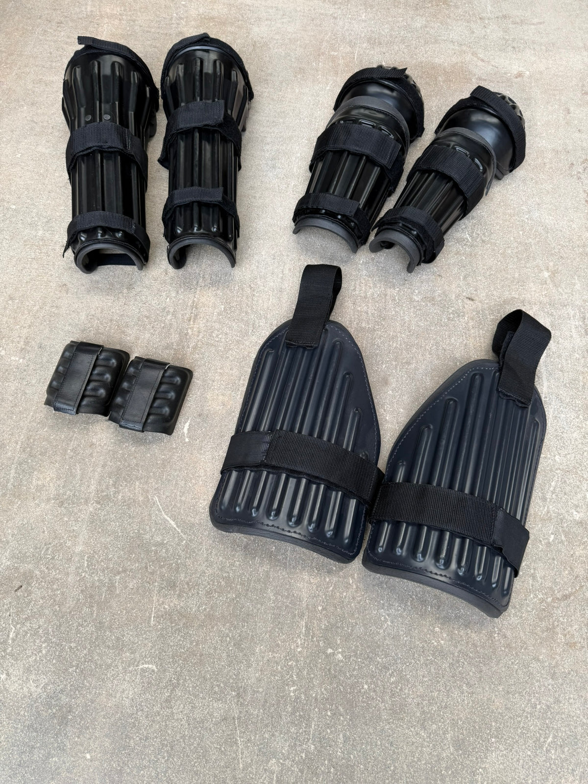 Ex Police Riot Guard Set Arms Thigh Leg & Foot Security Dog Handler Paintball Airsoft