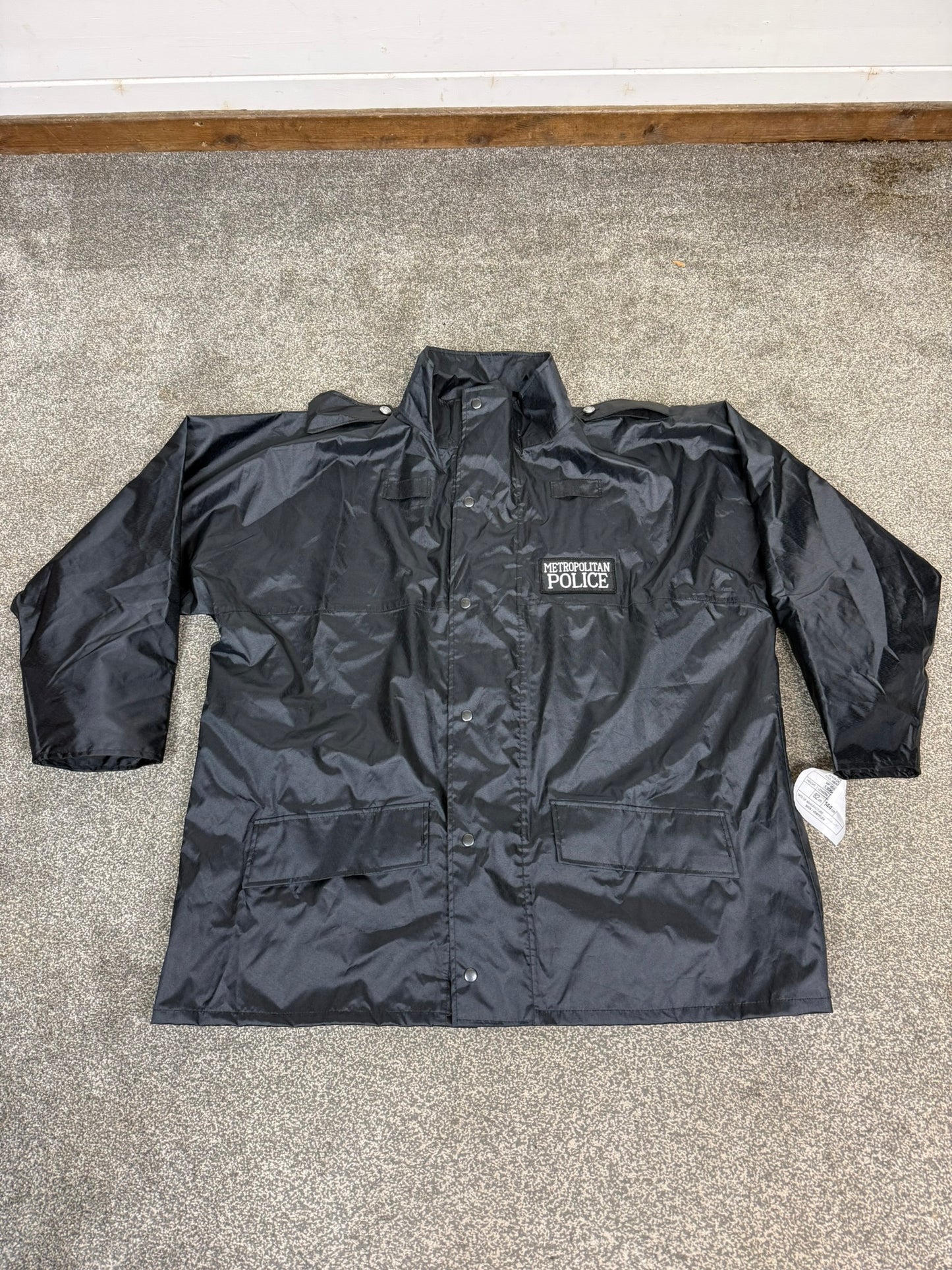 NEW Genuine Metropolitan Met Police Black Lightweight Jacket Collector Film Display