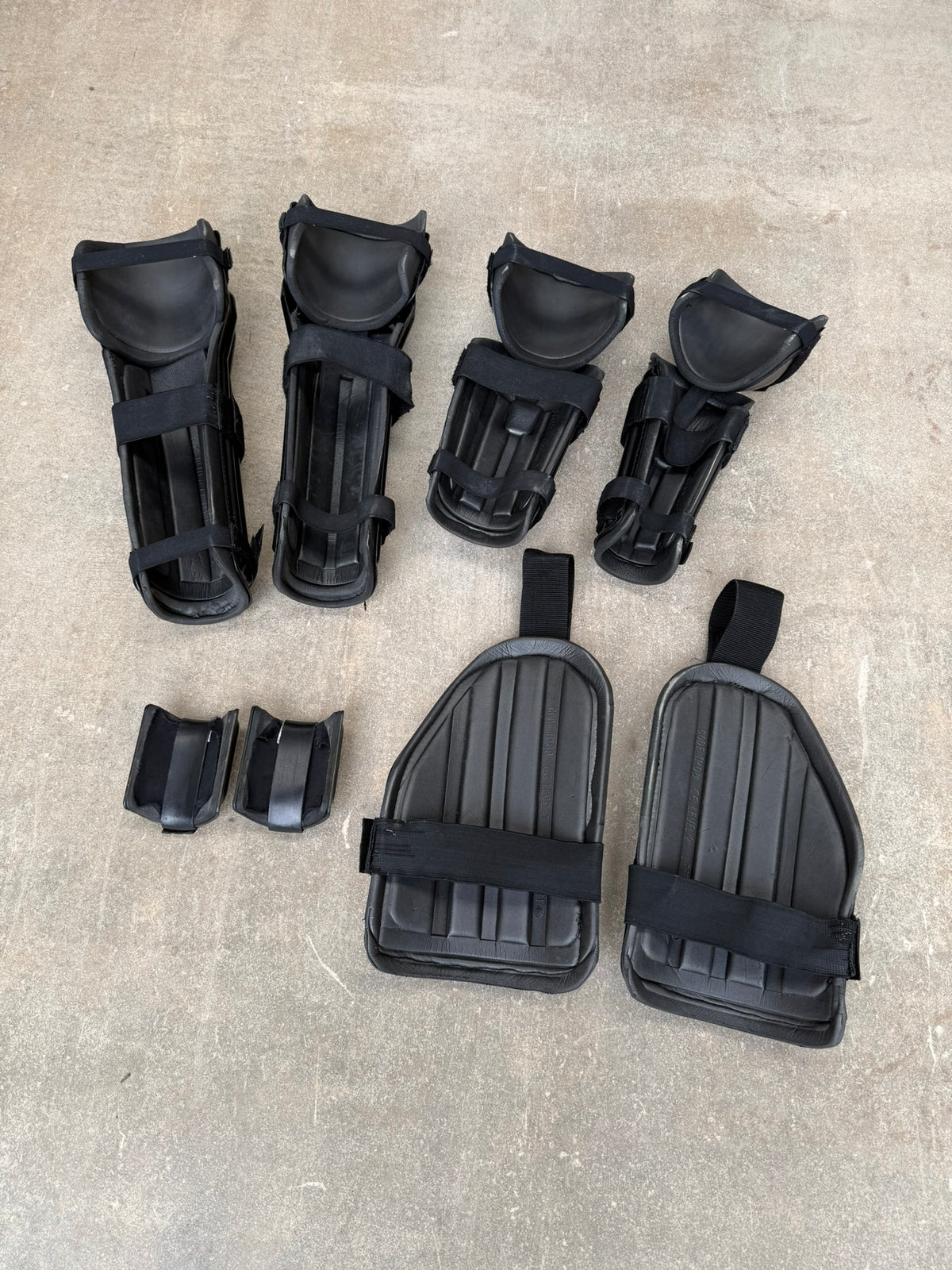 Ex Police Riot Guard Set Arms Thigh Leg & Foot Security Dog Handler Paintball Airsoft