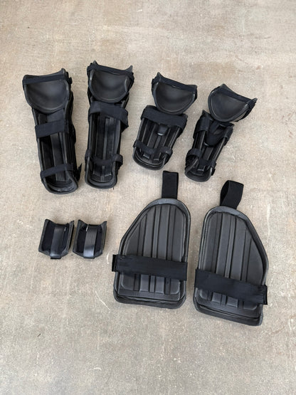Ex Police Riot Guard Set Arms Thigh Leg & Foot Security Dog Handler Paintball Airsoft