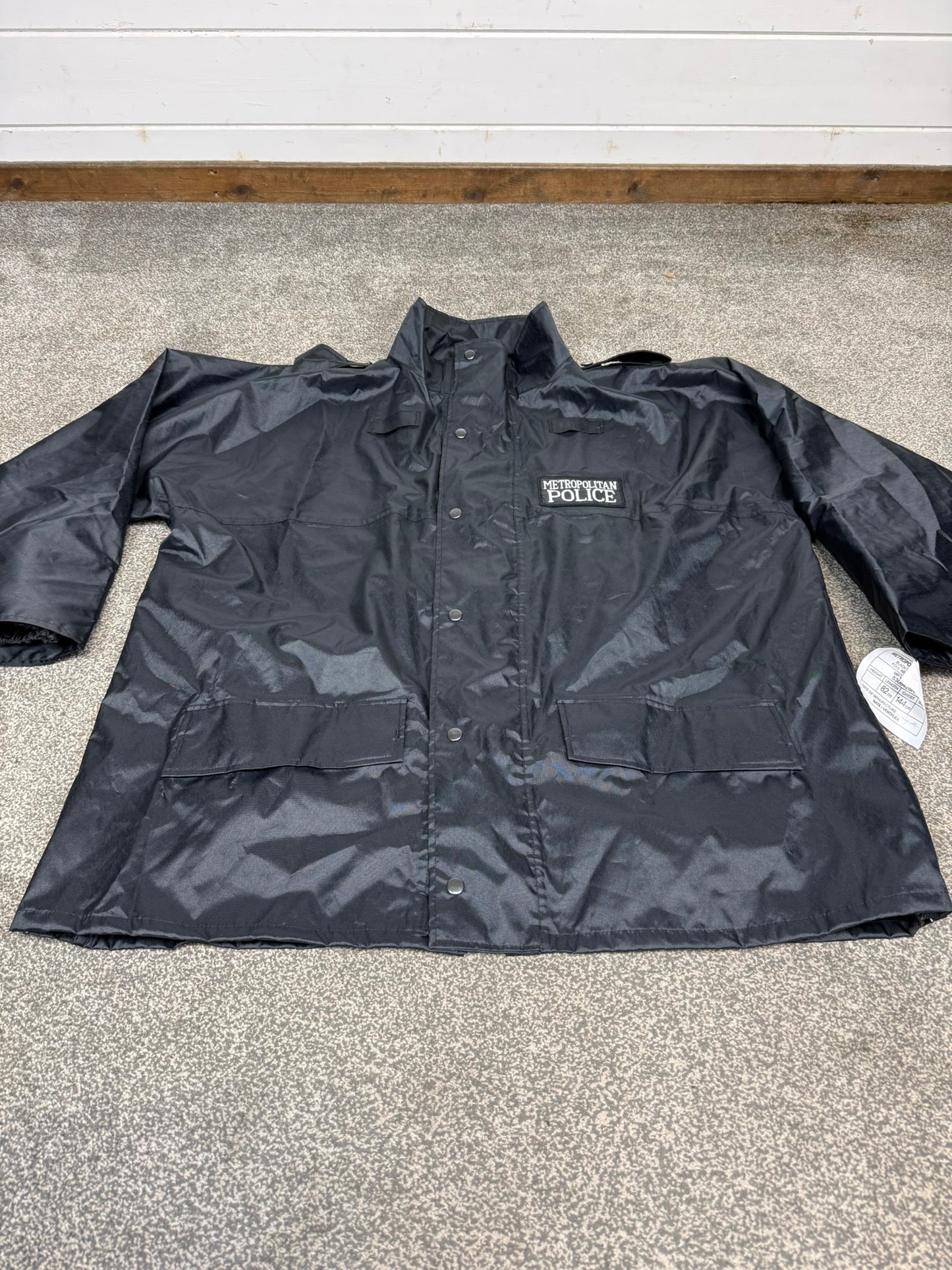 NEW Genuine Metropolitan Met Police Black Lightweight Jacket Collector Film Display