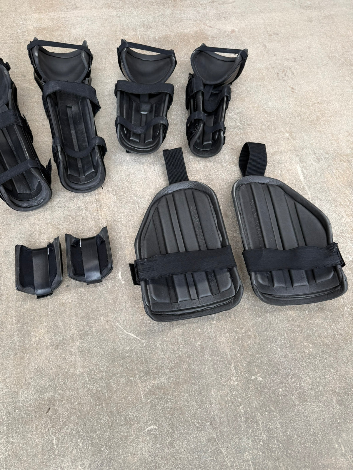 Ex Police Riot Guard Set Arms Thigh Leg & Foot Security Dog Handler Paintball Airsoft
