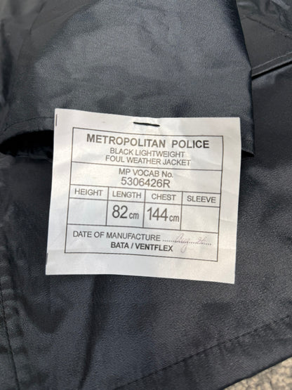NEW Genuine Metropolitan Met Police Black Lightweight Jacket Collector Film Display