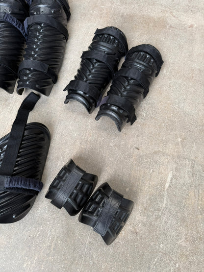 Ex Police Riot Guard Set Arms Thigh Leg & Foot Security Dog Handler Paintball Airsoft