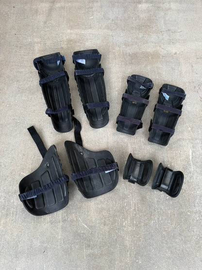 Ex Police Riot Guard Set Arms Thigh Leg & Foot Security Dog Handler Paintball Airsoft