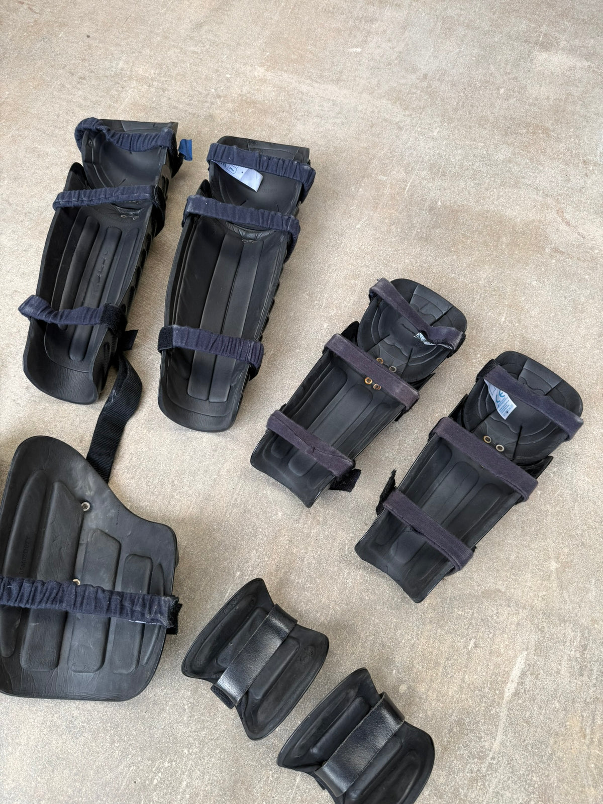 Ex Police Riot Guard Set Arms Thigh Leg & Foot Security Dog Handler Paintball Airsoft