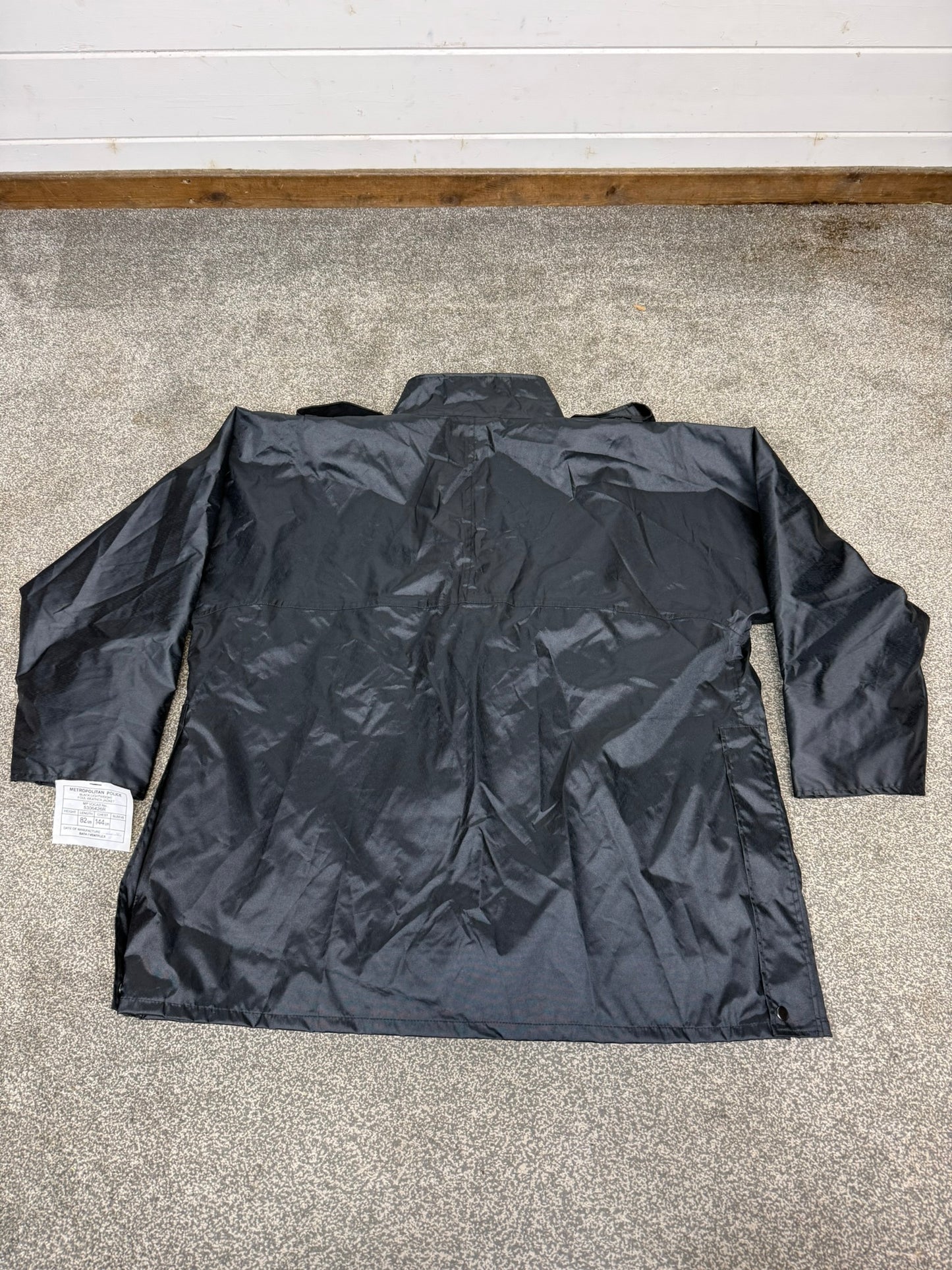 NEW Genuine Metropolitan Met Police Black Lightweight Jacket Collector Film Display