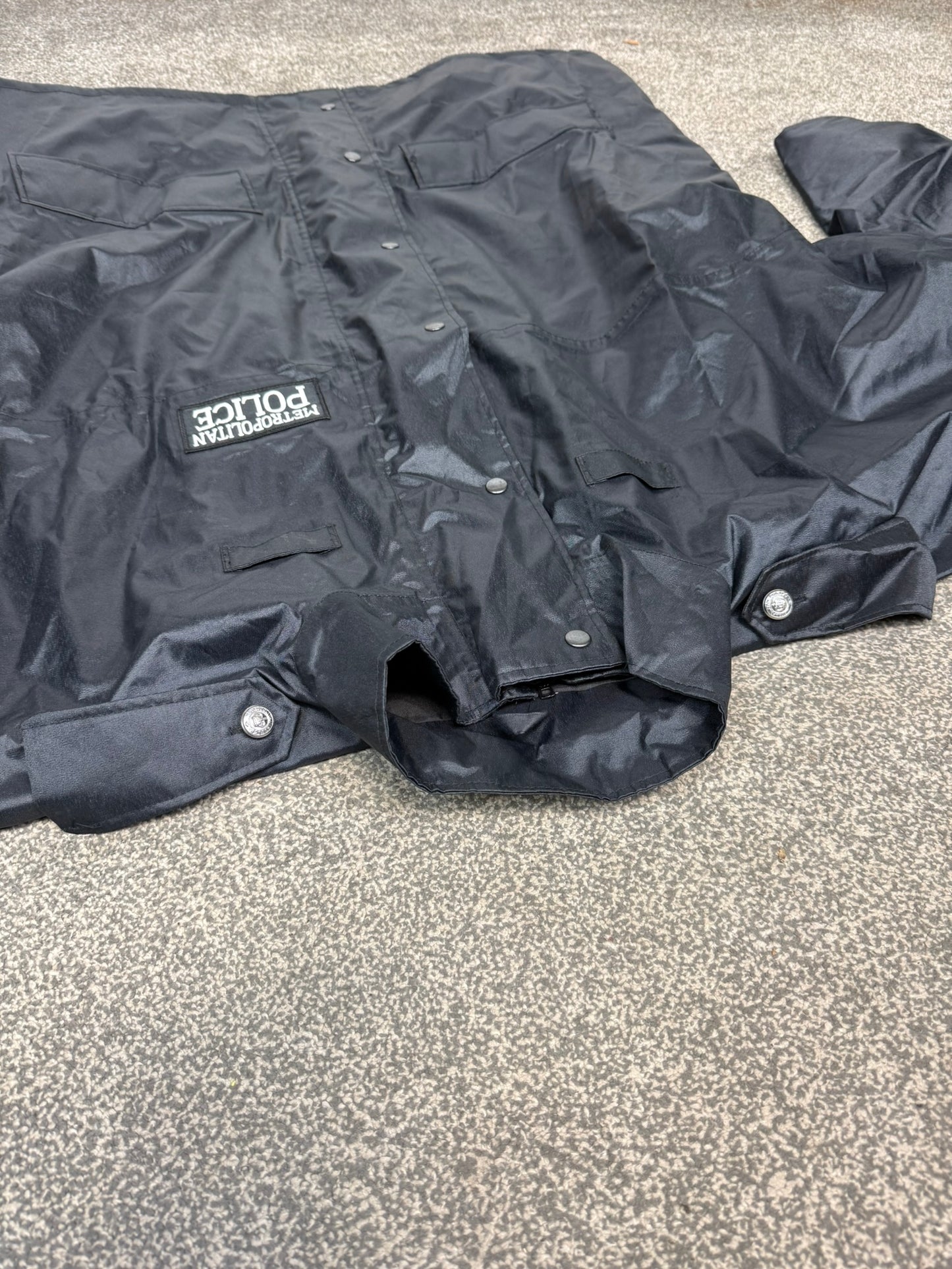 NEW Genuine Metropolitan Met Police Black Lightweight Jacket Collector Film Display