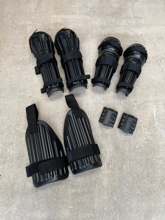 Ex Police Riot Guard Set Arms Thigh Leg & Foot Security Dog Handler Paintball Airsoft