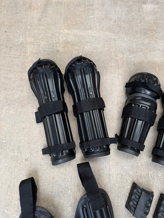 Ex Police Riot Guard Set Arms Thigh Leg & Foot Security Dog Handler Paintball Airsoft