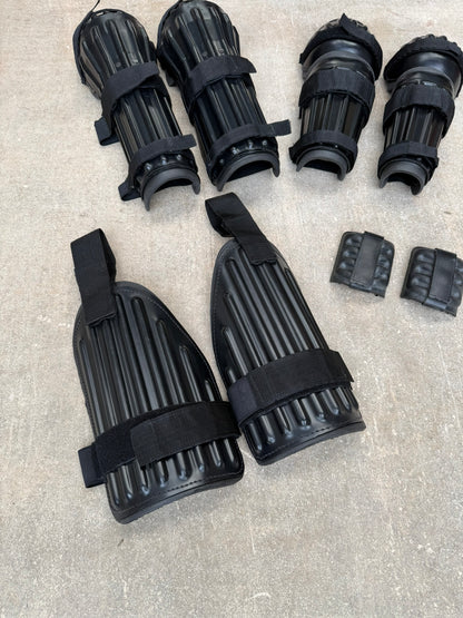 Ex Police Riot Guard Set Arms Thigh Leg & Foot Security Dog Handler Paintball Airsoft