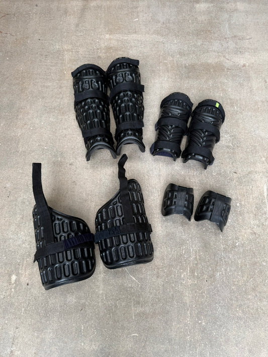 Ex Police Riot Guard Set Arms Thigh Leg & Foot Security Dog Handler Paintball Airsoft