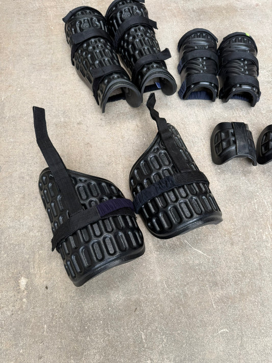 Ex Police Riot Guard Set Arms Thigh Leg & Foot Security Dog Handler Paintball Airsoft