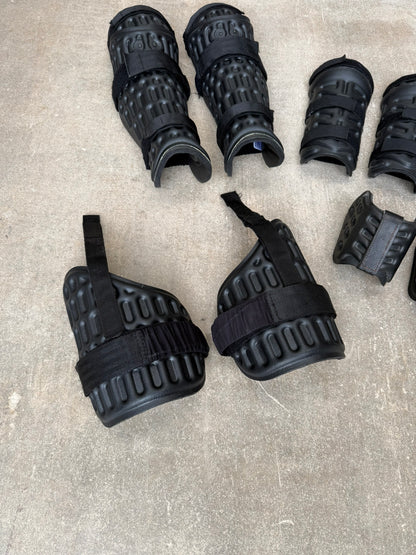 Ex Police Riot Guard Set Arms Thigh Leg & Foot Security Dog Handler Paintball Airsoft