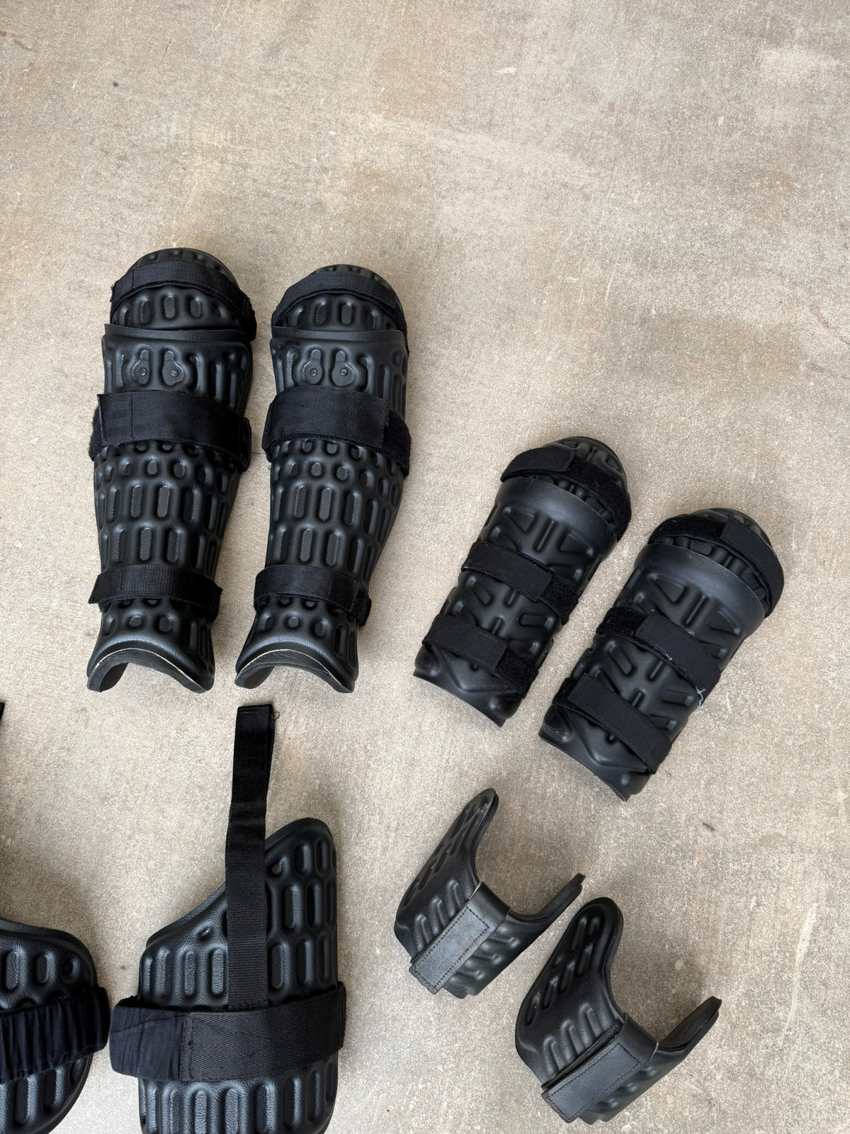 Ex Police Riot Guard Set Arms Thigh Leg & Foot Security Dog Handler Paintball Airsoft