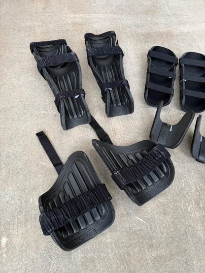 Ex Police Riot Guard Set Arms Thigh Leg & Foot Security Dog Handler Paintball Airsoft